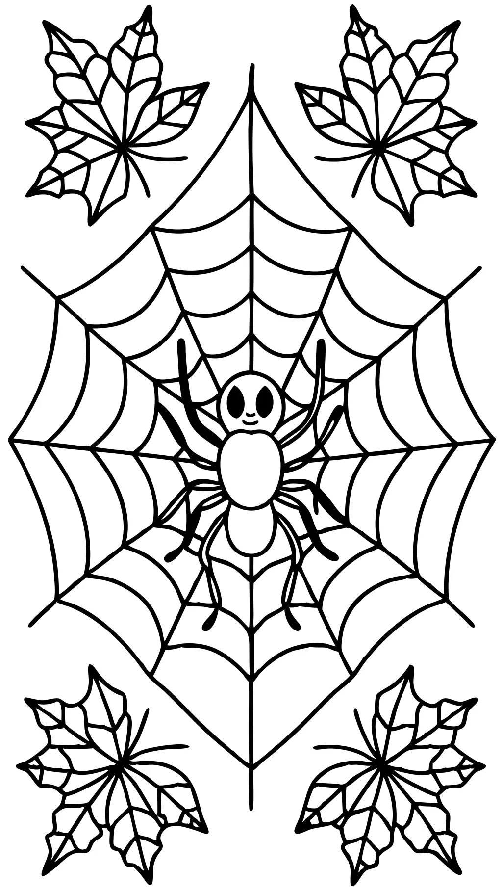 coloring pages spider